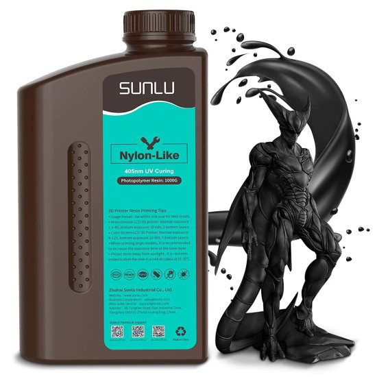 Sunlu 405nm Nylon Like Resin 1Kg-BLACK